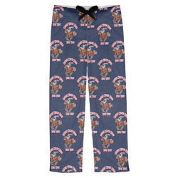 Western Ranch Mens Pajama Pants - L (Personalized)