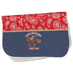 Western Ranch Burp Cloth - Fleece w/ Name or Text