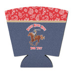 Western Ranch Party Cup Sleeve - with Bottom (Personalized)