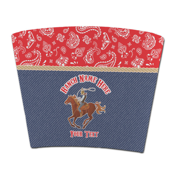 Custom Western Ranch Party Cup Sleeve - without bottom (Personalized)