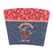 Western Ranch Party Cup Sleeves - without bottom - FRONT (flat)