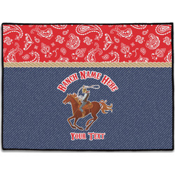 Western Ranch Door Mat - 24"x18" (Personalized)