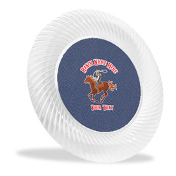 Western Ranch Plastic Party Dinner Plates - 10" (Personalized)