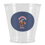 Western Ranch Plastic Shot Glass (Personalized)