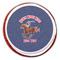 Western Ranch Printed Icing Circle - Large - On Cookie