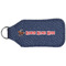 Western Ranch Sanitizer Holder Keychain - Large (Back)