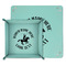 Western Ranch Teal Faux Leather Valet Trays - PARENT MAIN