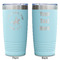 Western Ranch Teal Polar Camel Tumbler - 20oz -Double Sided - Approval