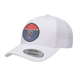 Western Ranch Trucker Hat - White (Personalized)