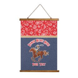 Western Ranch Wall Hanging Tapestry - Tall (Personalized)