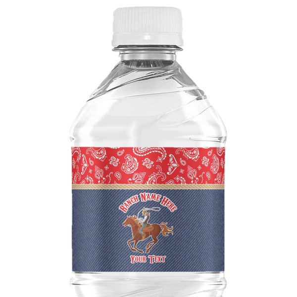 Custom Western Ranch Water Bottle Labels - Custom Sized (Personalized)