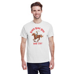 Western Ranch T-Shirt - White - Medium (Personalized)