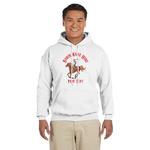 Western Ranch Hoodie - White - Large (Personalized)