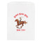 Western Ranch White Treat Bag - Front View