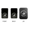 Western Ranch Windproof Lighters - Black, Double Sided, w Lid - APPROVAL