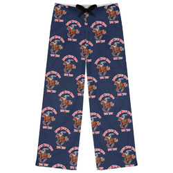 Western Ranch Womens Pajama Pants - S (Personalized)