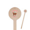 Western Ranch Wooden 7.5" Stir Stick - Round - Closeup