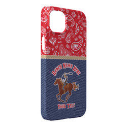 Western Ranch iPhone Case - Plastic - iPhone 14 Plus (Personalized)