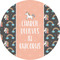 Unicorns 1" Multipurpose Round Labels - Single Sticker