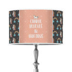 Unicorns 12" Drum Lamp Shade - Poly-film (Personalized)