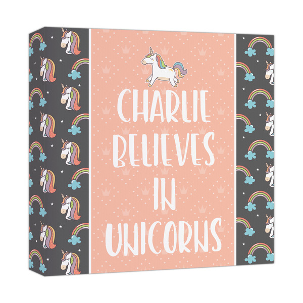 Custom Unicorns Canvas Print - 12x12 (Personalized)