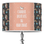 Unicorns 16" Drum Lamp Shade - Poly-film (Personalized)