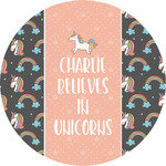 Unicorns Multipurpose Round Labels - 2" (Personalized)