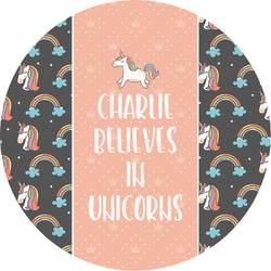 Unicorns Multipurpose Round Labels - 2" (Personalized)