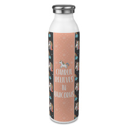 Unicorns 20oz Stainless Steel Water Bottle - Full Print (Personalized)