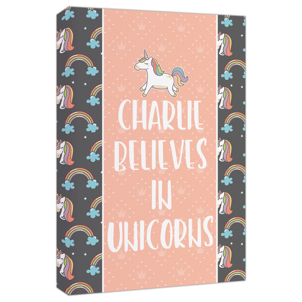 Custom Unicorns Canvas Print - 20x30 (Personalized)