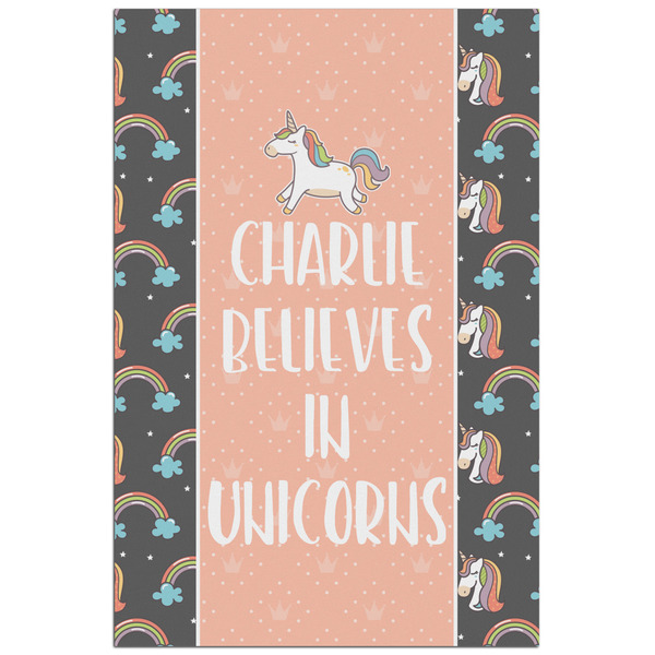 Custom Unicorns Poster - Matte - 24x36 (Personalized)