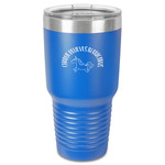 Unicorns 30 oz Stainless Steel Tumbler - Royal Blue - Single-Sided (Personalized)