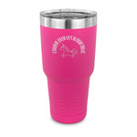 Unicorns 30 oz Stainless Steel Tumbler - Pink - Single Sided (Personalized)