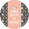 Unicorns 5" Multipurpose Round Label - Single Sticker