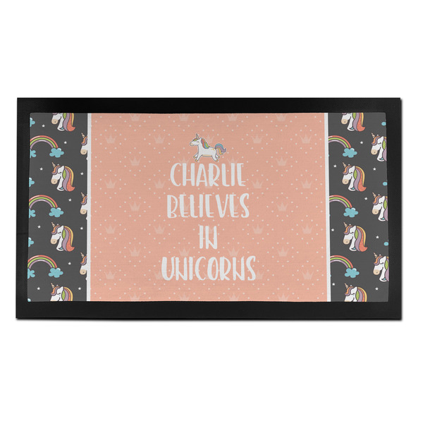 Custom Unicorns Bar Mat - Small (Personalized)