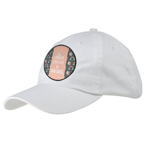 Custom Unicorns Baseball Cap - White (Personalized)