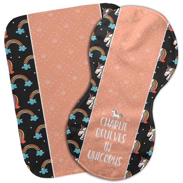 Custom Unicorns Burp Cloth (Personalized)