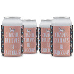 Unicorns Can Cooler (12 oz) - Set of 4 w/ Name or Text