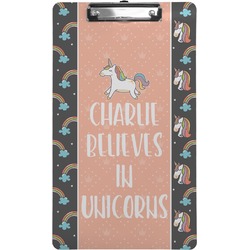 Unicorns Clipboard (Legal Size) (Personalized)