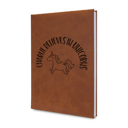 Unicorns Leatherette Journal - Single Sided (Personalized)
