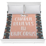 Unicorns Comforter - Full / Queen (Personalized)