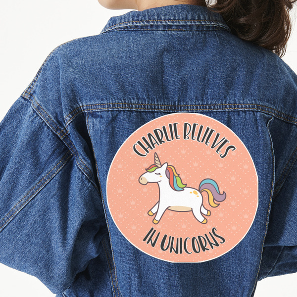 Custom Unicorns Twill Iron On Patch - Custom Shape - 3XL - Set of 4 (Personalized)