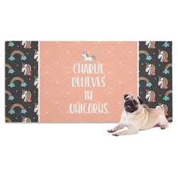 Unicorns Dog Towel (Personalized)