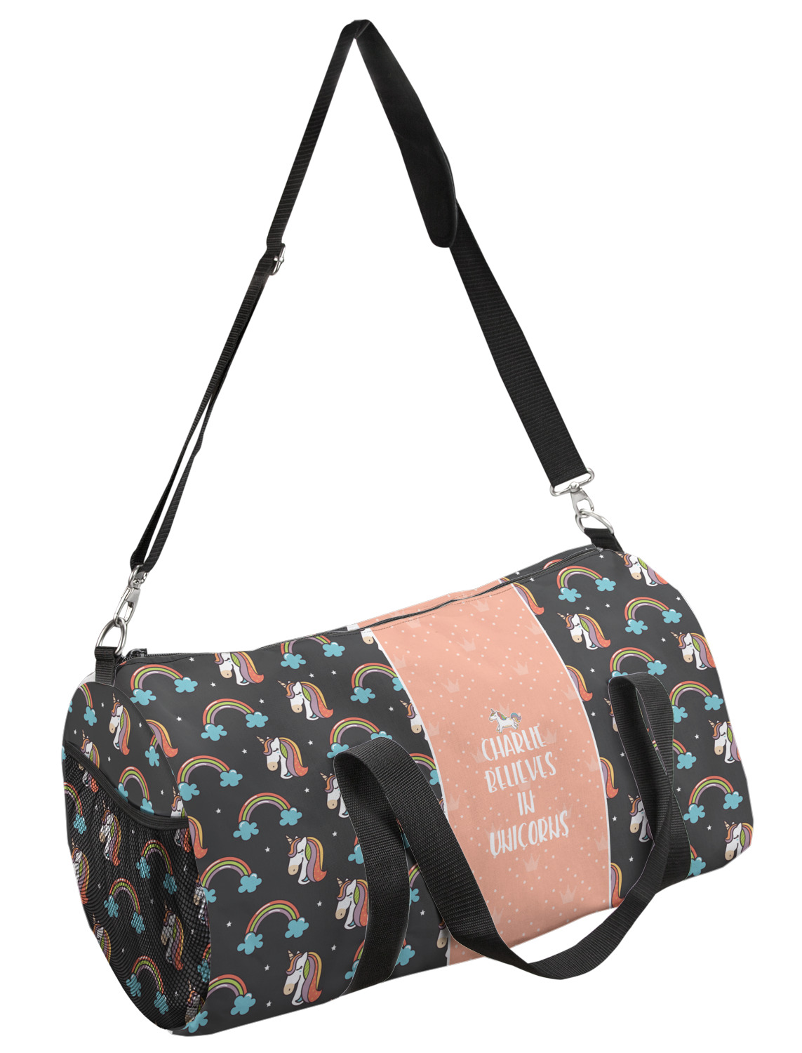 Unicorns Duffel Bag (Personalized) - YouCustomizeIt