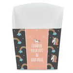 Unicorns French Fry Favor Boxes (Personalized)