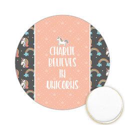 Unicorns Printed Cookie Topper - 2.15" (Personalized)