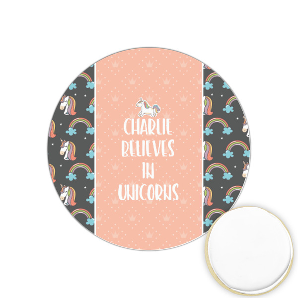 Custom Unicorns Printed Cookie Topper - 1.25" (Personalized)