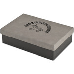 Unicorns Large Gift Box w/ Engraved Leather Lid (Personalized)