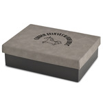 Unicorns Gift Boxes w/ Engraved Leather Lid (Personalized)