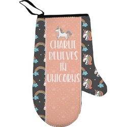 Unicorns Right Oven Mitt (Personalized)